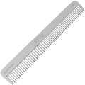 KYVU A4 handmade full-size metal dual-tooth comb in anodized aluminium, fine and coarse teeth, for men and women
