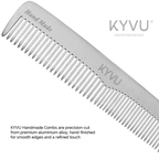 A5 anodized aluminium close-up showing brushed-silver finish and laser-engraved KYVU branding