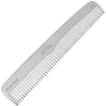 KYVU A5 handmade compact metal dual-tooth comb in anodized aluminium, fine and coarse teeth, for men and women