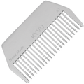 KYVU A7 handmade metal afro comb in anodized aluminium, wide-tooth, for curly, coily and afro hair