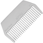 KYVU A7 handmade metal afro comb in anodized aluminium, wide-tooth, for curly, coily and afro hair