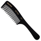 KYVU B16 intertwined detangling comb with handle, alternating tooth pattern for gentle detangling of thick curly and textured hair