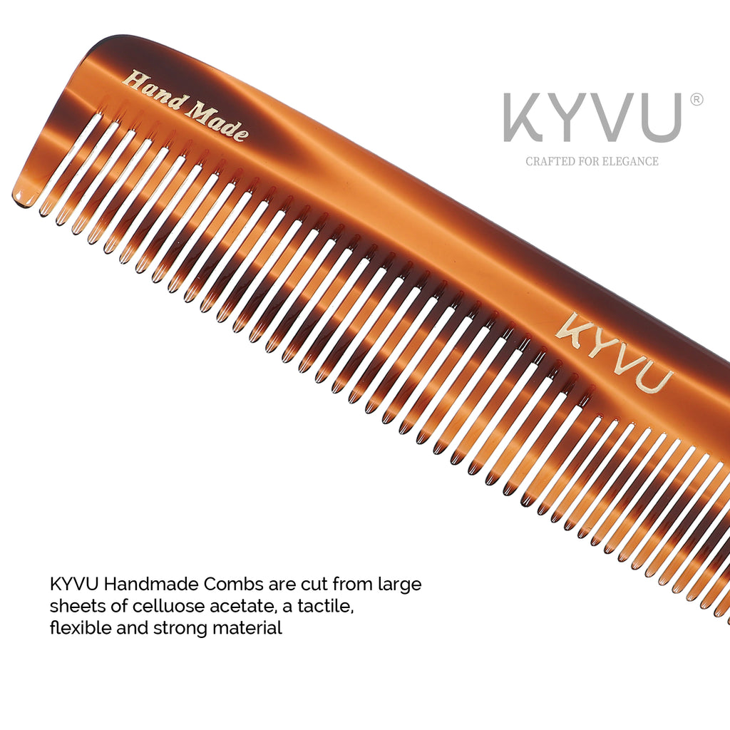 KYVU T1 cellulose acetate close-up showing warm mottled tortoiseshell pattern