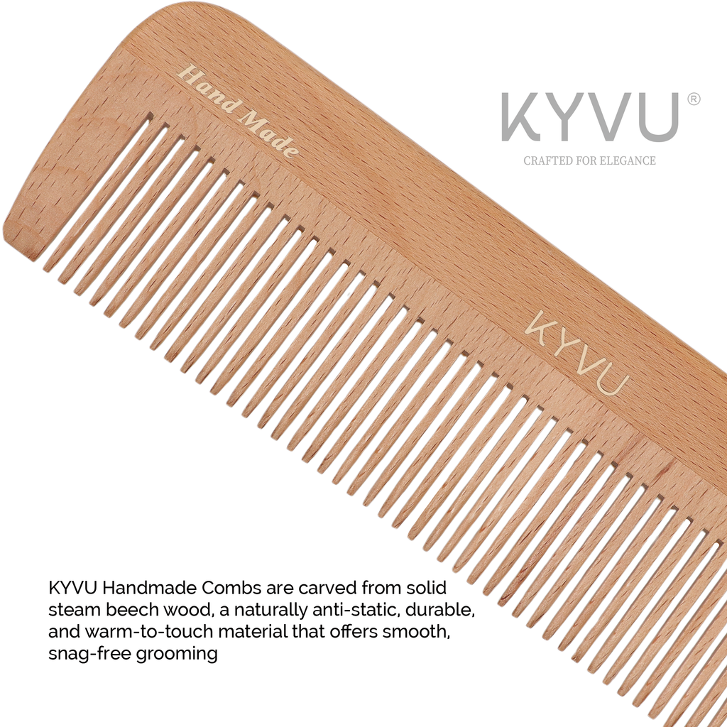 KYVU W3 steam beech wood close-up showing natural grain