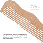 KYVU W4 steam beech wood close-up showing natural grain